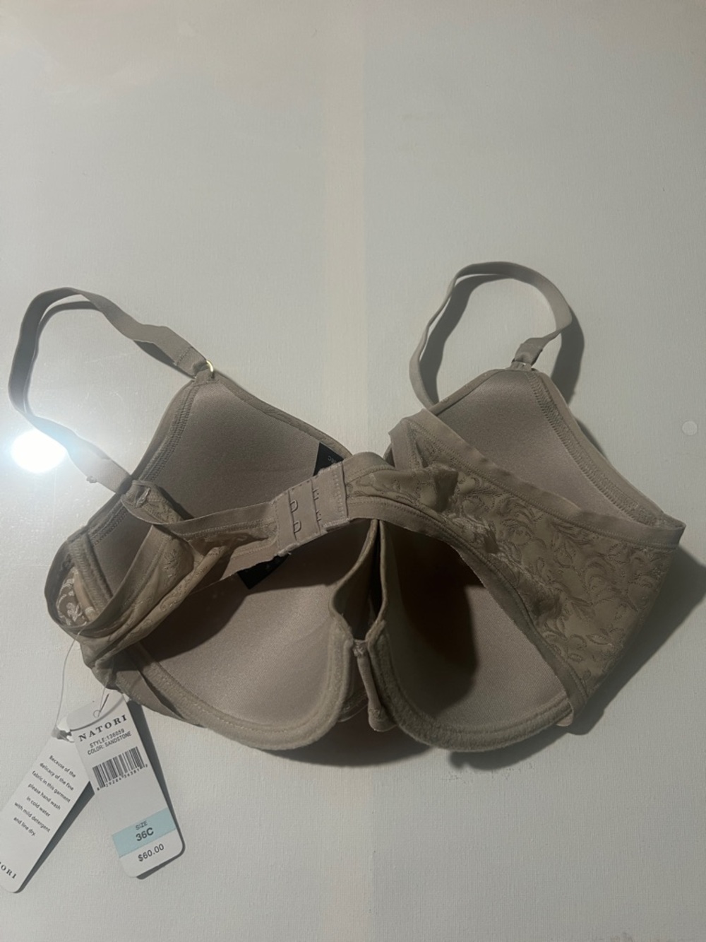 Natori Beige Lace-Tone Contour Bra - Picture 3 of 3